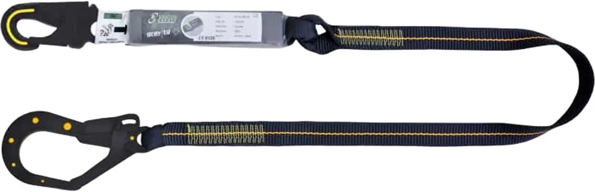 Dielectri veiligheidslijn 2 meter – FA3030820 - FA5010322B Aluminium karabijnhaak - Incl. FA5010322B Aluminium karabijnhaak de Kratos Safety – image du produit
