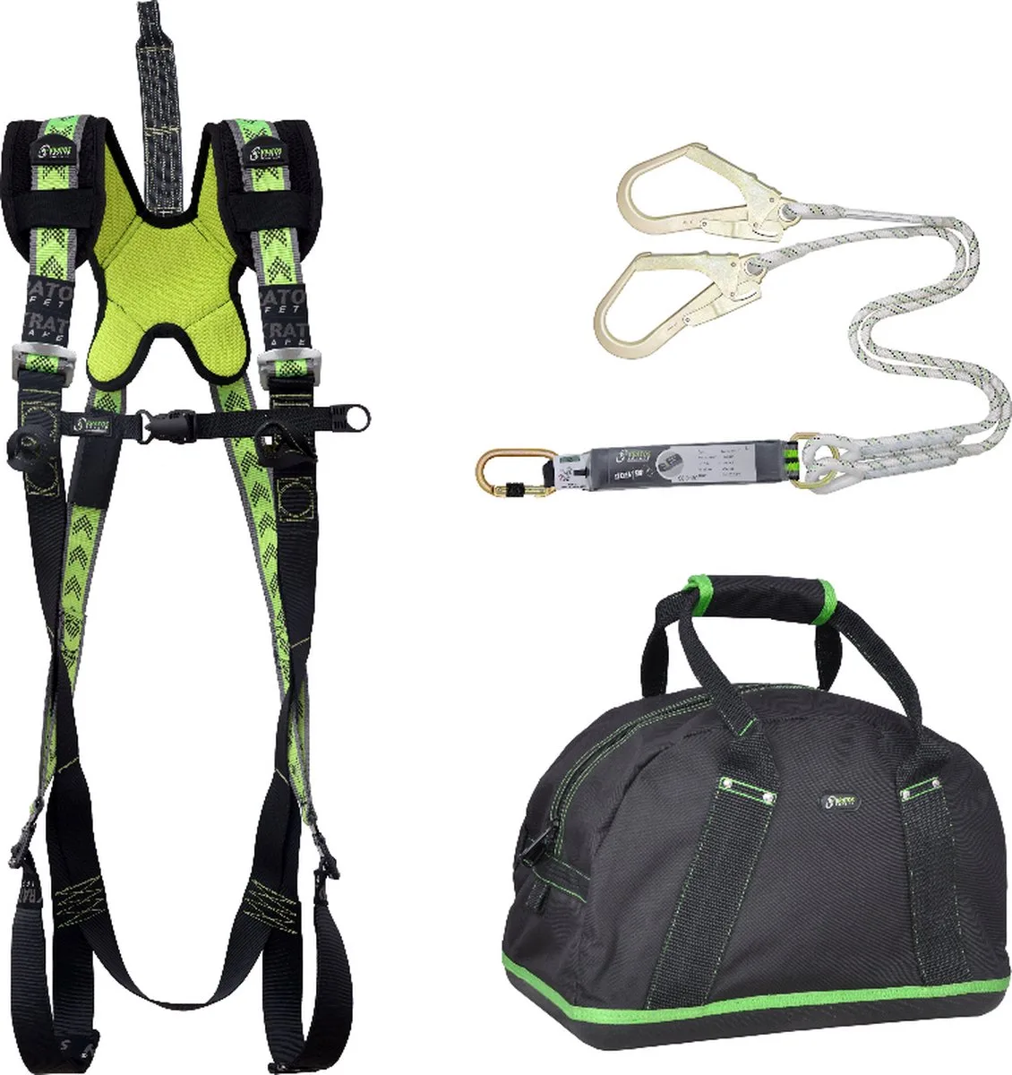 set valbeveiliging Pro - Voor de steiger / bouw - Maat L-XXL de Kratos Safety – image du produit