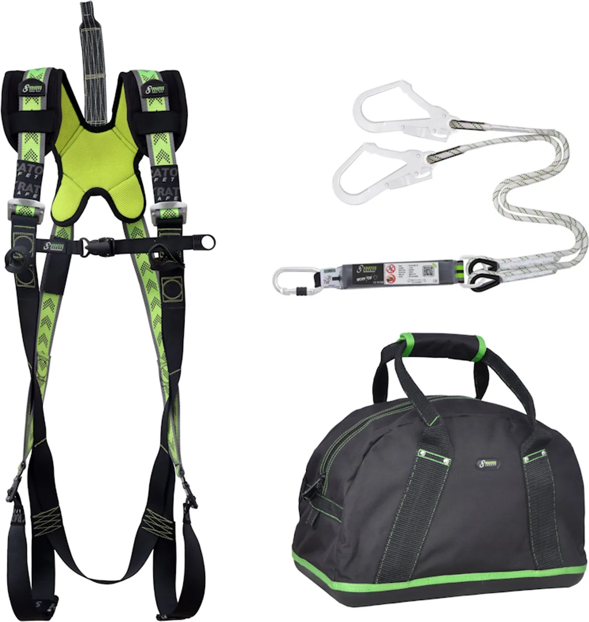 set valbeveiliging Pro - Voor de steiger / bouw - Maat L-XXL de Kratos Safety – image du produit