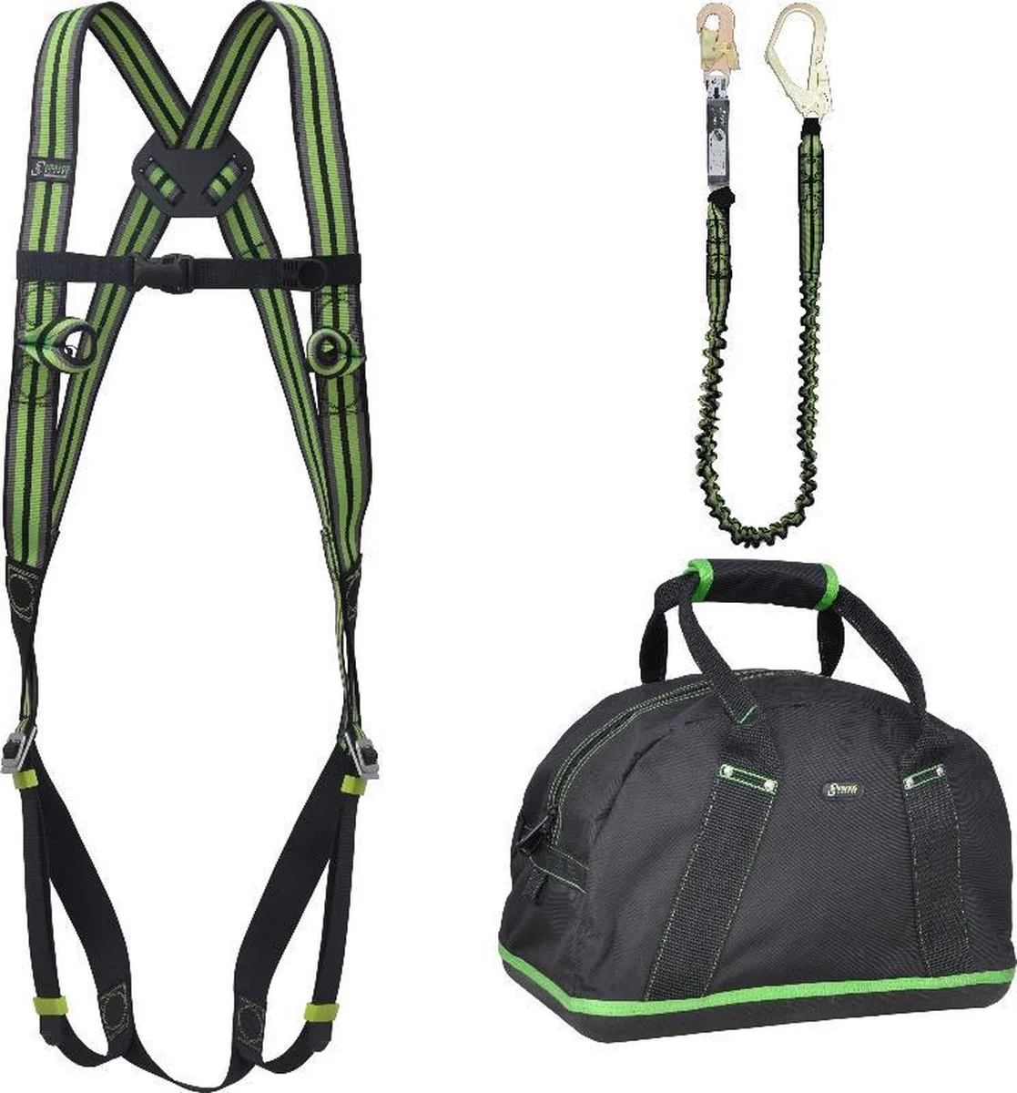 valbeveiligingset Basic met elastische lijn van Kratos Safety – productafbeelding