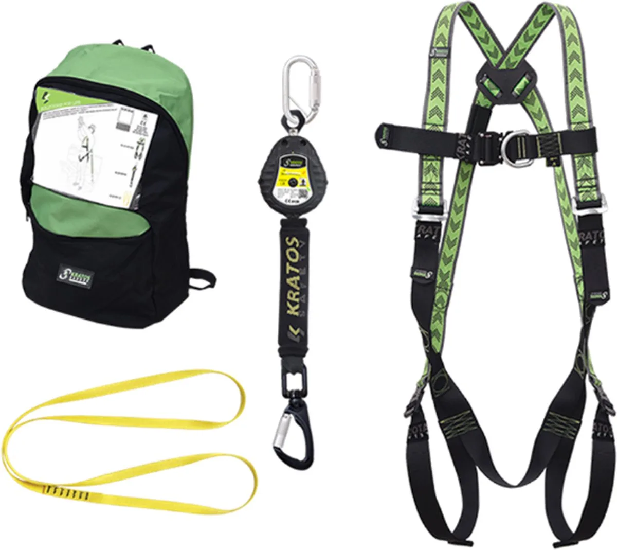 valbeveiligingset FA8010800 van Kratos Safety – productafbeelding