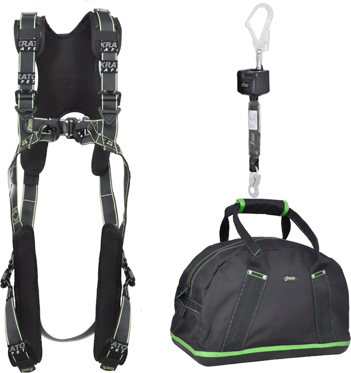 valbeveiligingset Luxe met valstopblok - Maat M-L van Kratos Safety – productafbeelding