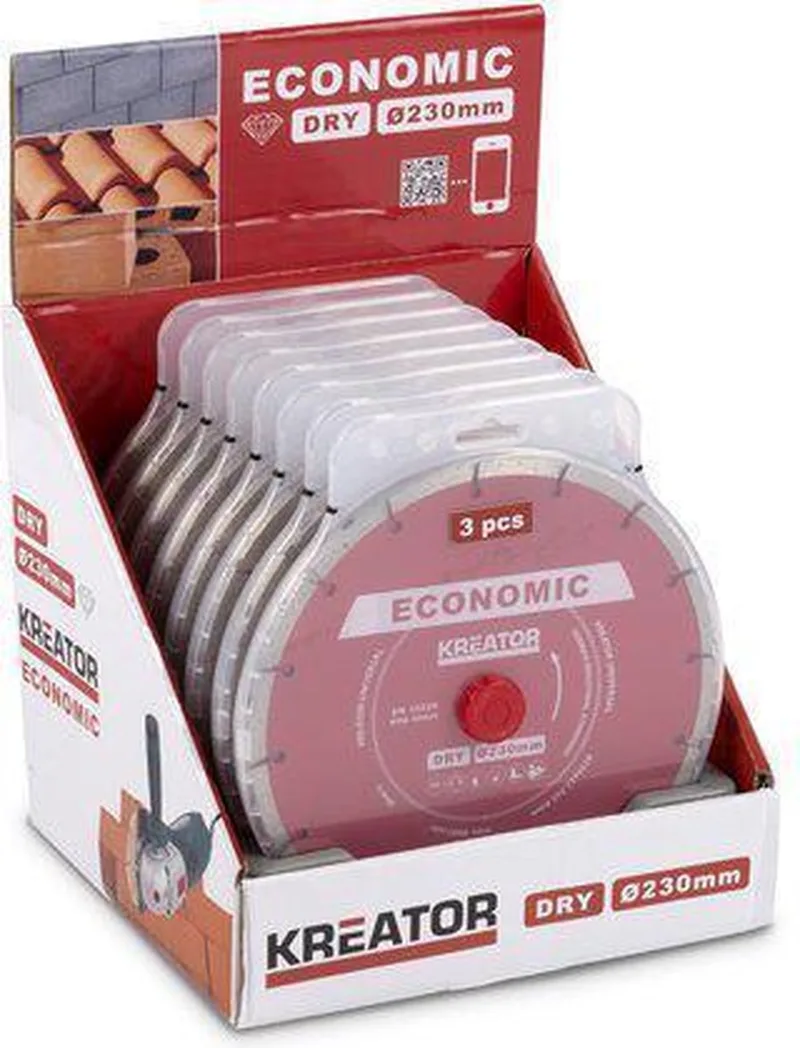 8 SETS ECO DIAMANTSCHIJF D230 van Kreator – productafbeelding