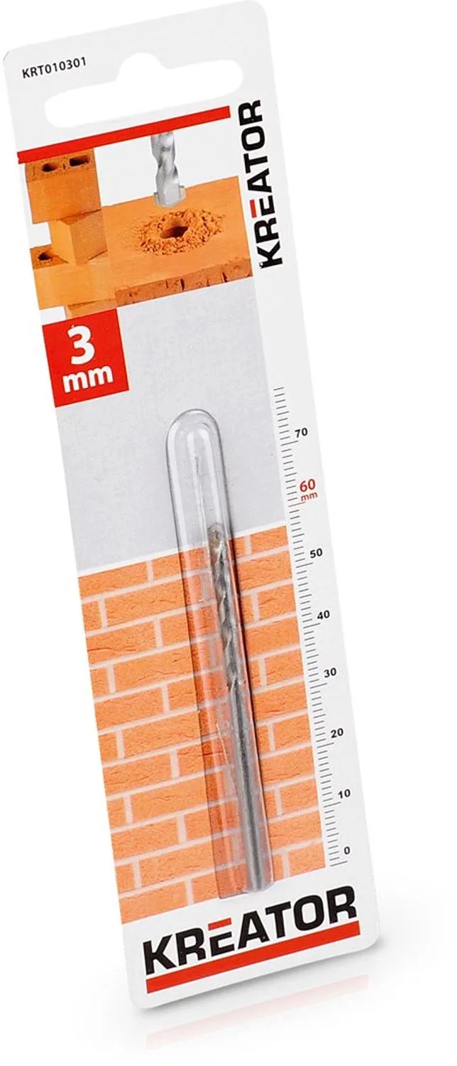 Accessories - KRT010301 - Steenboor - Ø 3x60mm by Kreator – product image
