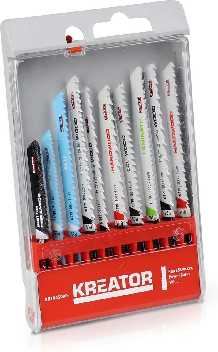 Accessories - KRT045090 - Decoupeerzaagblad - 10 st. de Kreator – image du produit