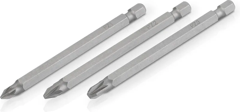 Accessories - KRT061175 - Schroefbits - PZ1-2-3 89mm - 3 st. von Kreator – Produktbild