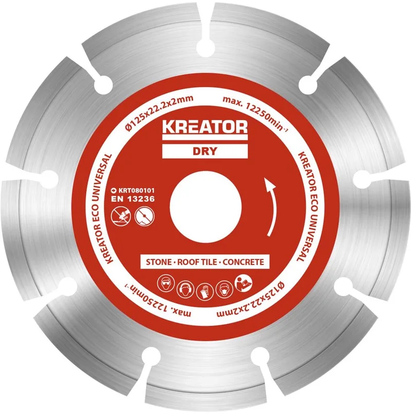 Accessories - KRT080101 - Diamantschijf eco - Ø 125mm - 3 st. van Kreator – productafbeelding