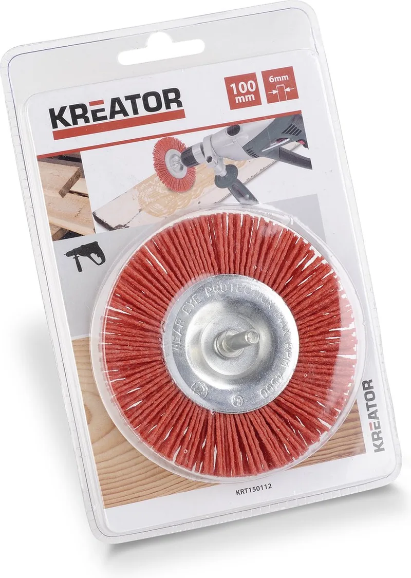 Accessories - KRT150112 - Schijfborstel boormachine - Ø 100mm nylon by Kreator – product image