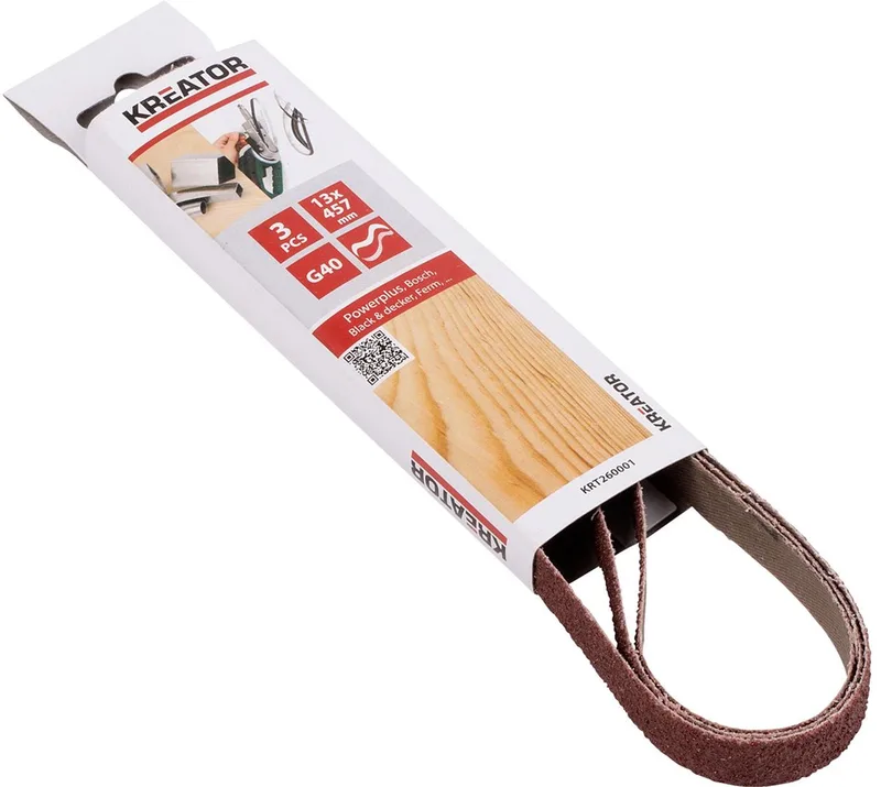 Accessories - KRT260001 - Schuurband - 13x457mm - K40 - 3 st. by Kreator – product image