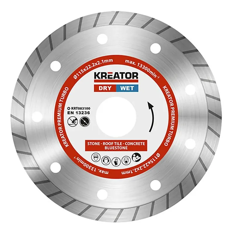Diamantdoorslijpschijf 115 Mm van Kreator – productafbeelding 1 van 2