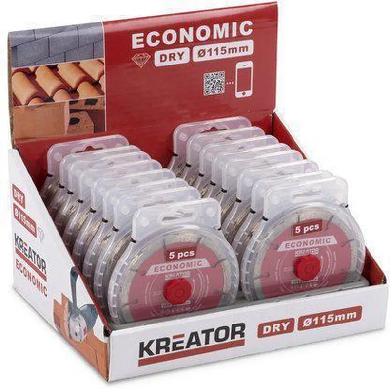 Diamantschijf eco display KRT882010 - Ø 115mm - 16 stuks de Kreator – image du produit