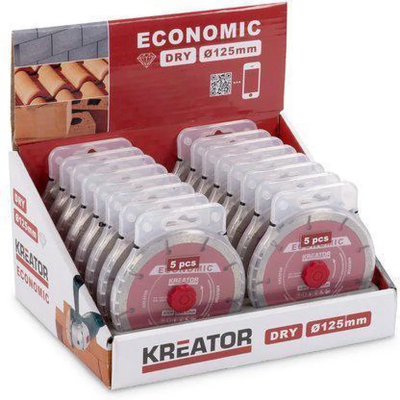 Diamantschijf KRT882020 - Eco display - Ø 125mm - 16 stuks de Kreator – image du produit
