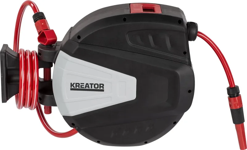 Garden - KRTGR6711 - Slanghaspel 15m by Kreator, Grey – product image