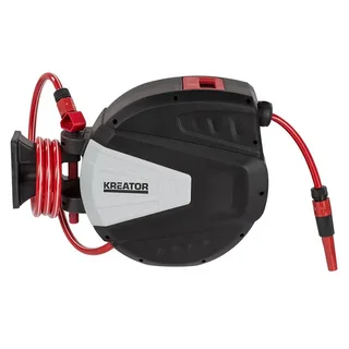 Garden - KRTGR6713 - Slanghaspel 20m van Kreator, Grijs, Zwart – productafbeelding 3 van 4