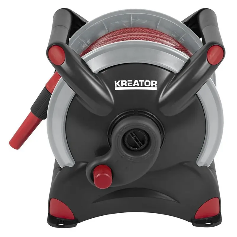 Garden - KRTGR6720 - Slanghaspel - 15m fra Kreator, Sort, Rød – produktbillede 4 af 4