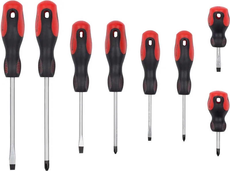 Hand tools - KRT400005 - Schroevendraaierset - multi - 18 st. van Kreator, Zwart, Rood – productafbeelding