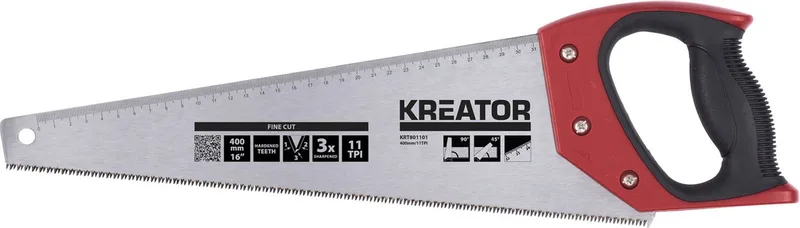 Hand tools - KRT801101 - Handzaag - 400mm 11 TPI by Kreator – product image