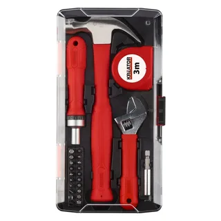 Hand tools - KRT951014 - Gereedschapsset gemengd - 28 st. von Kreator, Rot, Schwarz – Produktbild 5 von 6