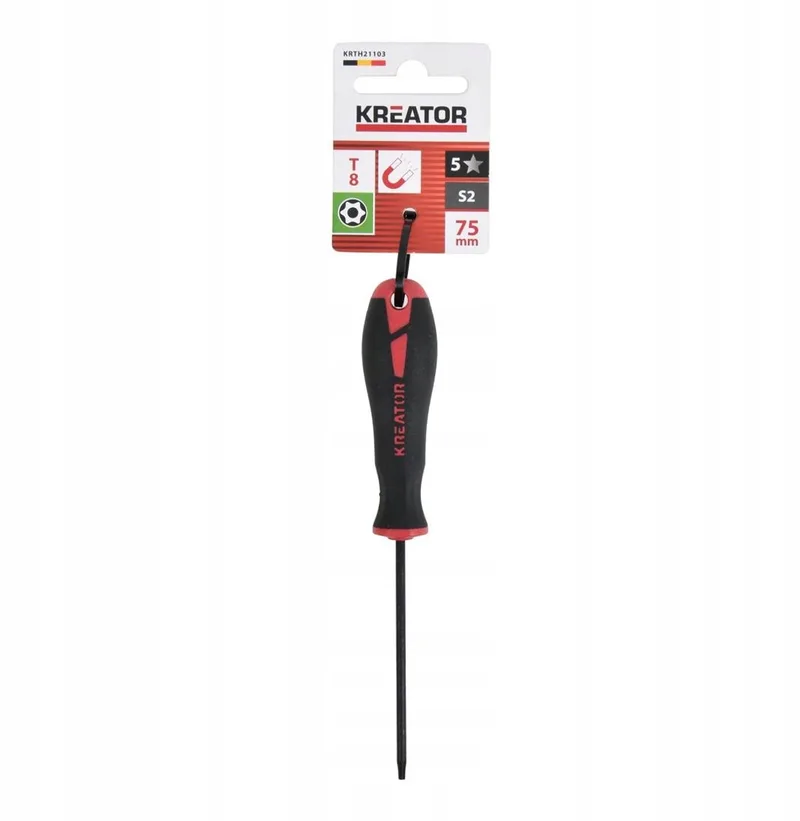 Hand tools - KRTH21103 - Schroevendraaier torx - 75mm, T8 by Kreator, Black – product image