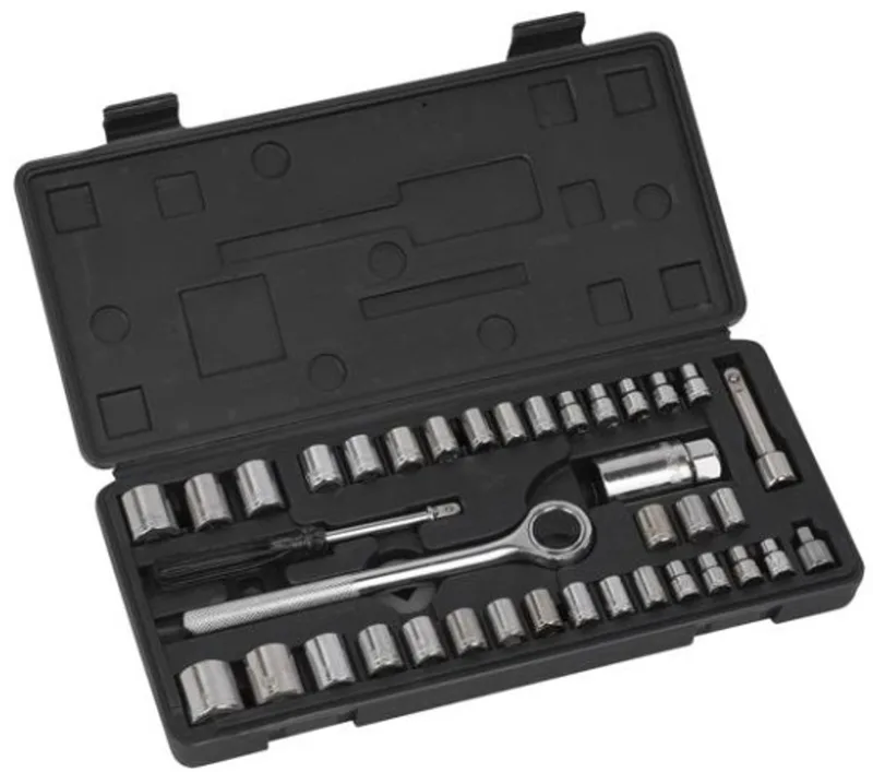 Hand tools - KRTH30103 - Dopsleutelset - 39 st. by Kreator, Silver – product image