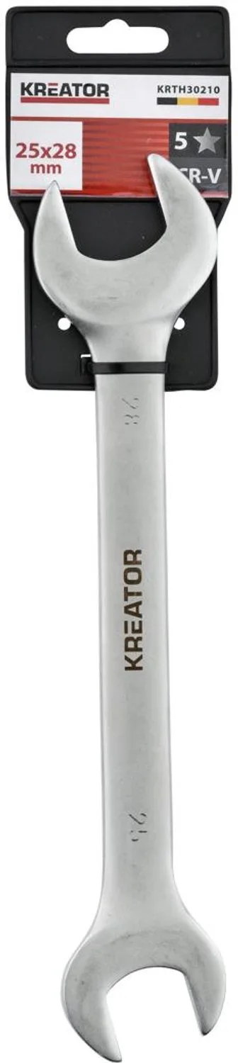 Hand tools - KRTH30210 - Dubbele steeksleutel - 260mm, 25x28mm by Kreator – product image