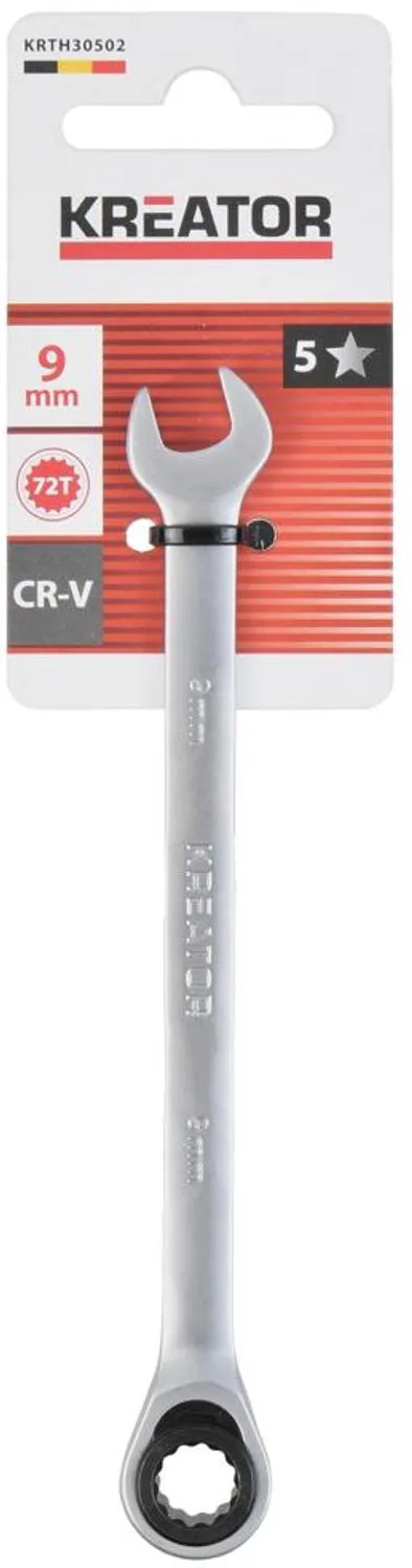 Hand tools - KRTH30502 - Open ring-, ratelsleutel - 9, 154mm de Kreator – image du produit