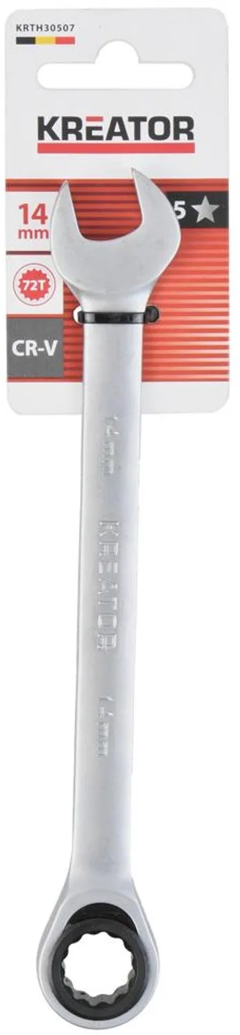 Hand tools - KRTH30507 - Open ring-, ratelsleutel - 14, 192mm de Kreator – image du produit