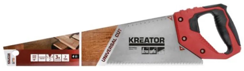 Hand tools - KRTH80002 - Handzaag - 450mm 7 TPI by Kreator – product image