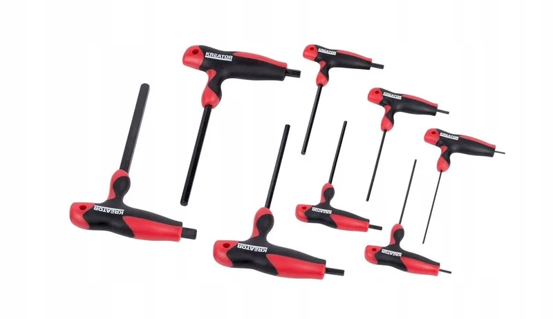 Inbussleutelset 8 Delig T-Handvat CrV von Kreator – Produktbild
