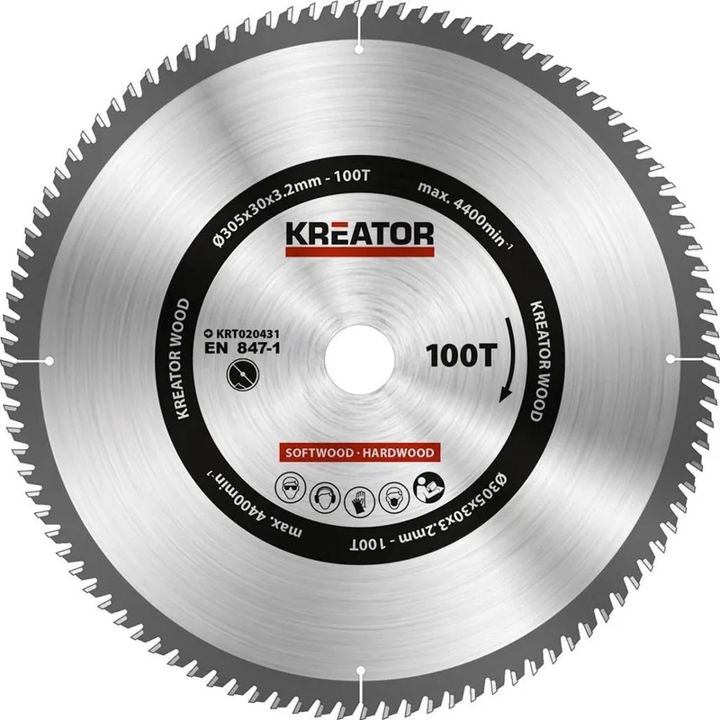 KRT020431 Zaagblad hout - 305mm100t von Kreator – Produktbild 1 von 2