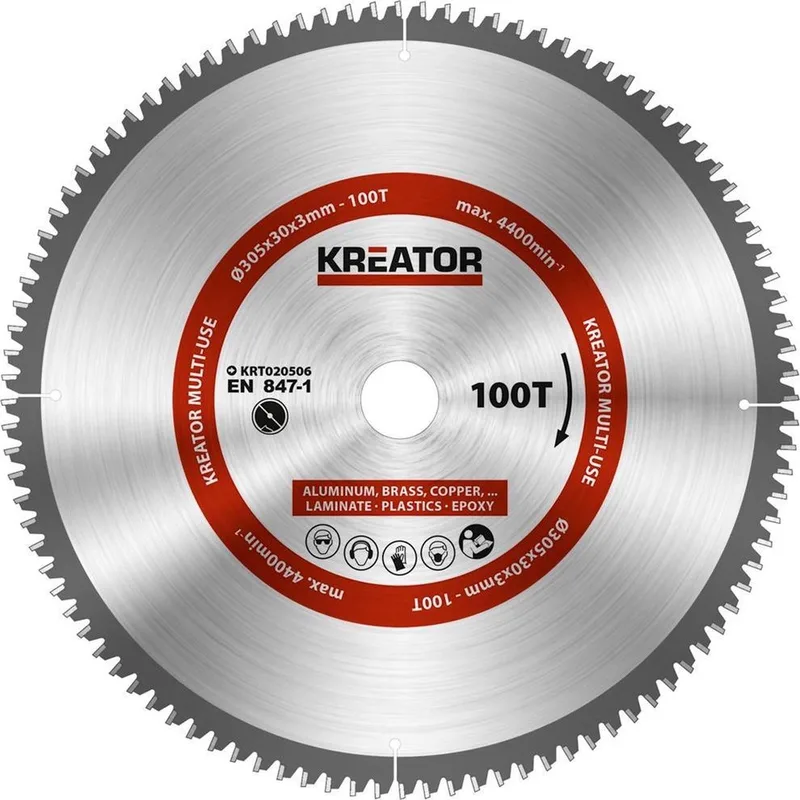 KRT020506 Zaagblad hout - 305mm100t von Kreator – Produktbild