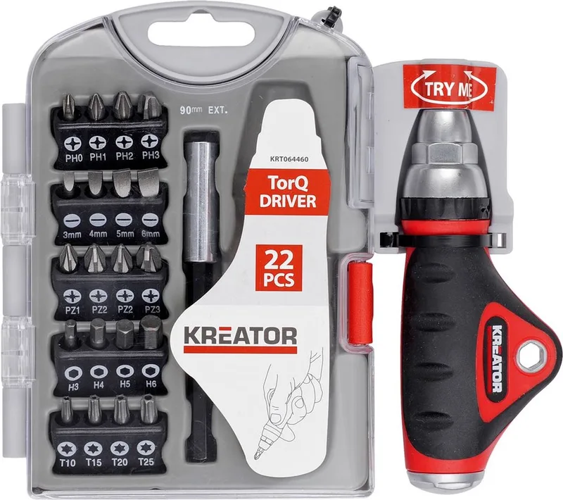 KRT064460 Bitset - 22 stuks by Kreator – product image