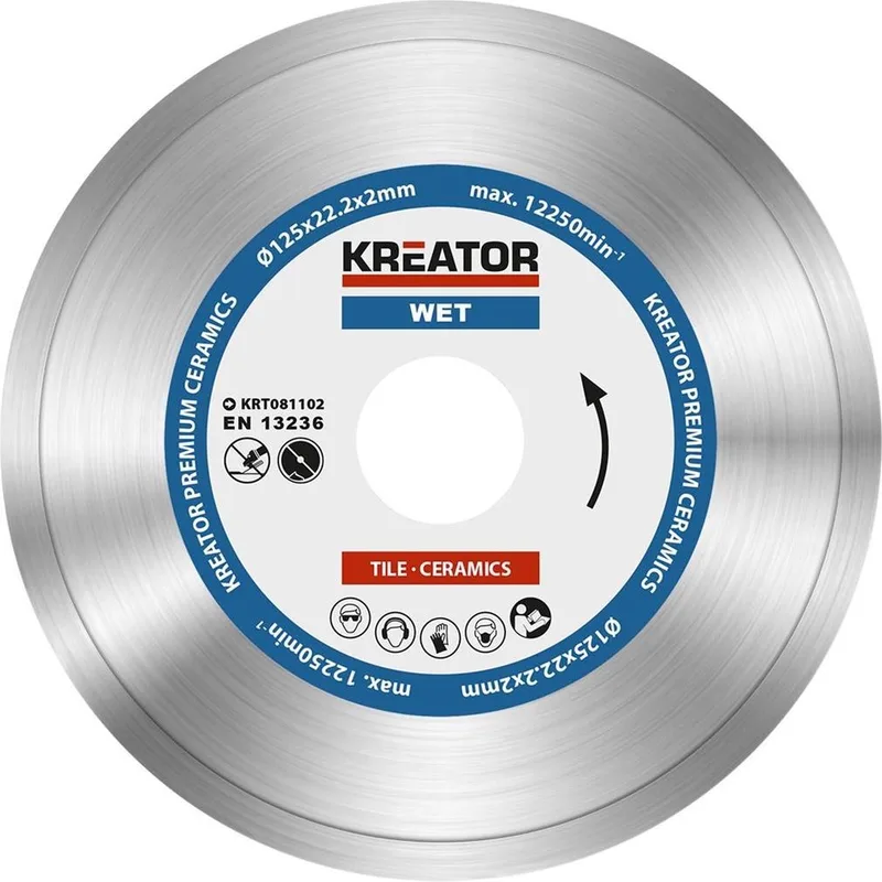 KRT081102 Diamantschijf D125 Premium nat by Kreator – product image