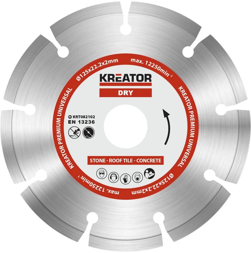 KRT082102 Diamantschijf D125 Premium van Kreator – productafbeelding