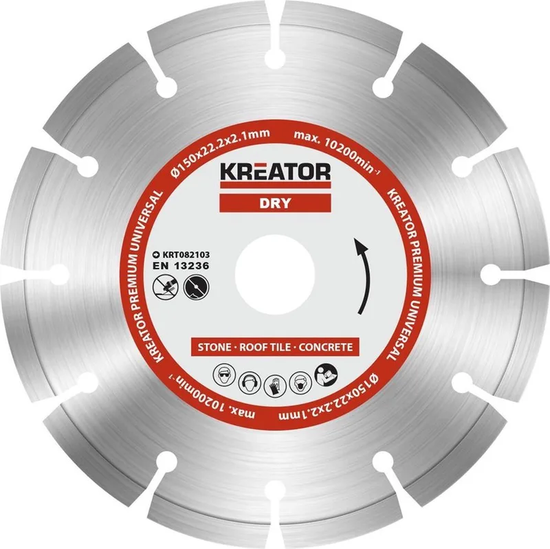 KRT082103 Diamanten Doorslijpschijf – Ø150MM von Kreator – Produktbild