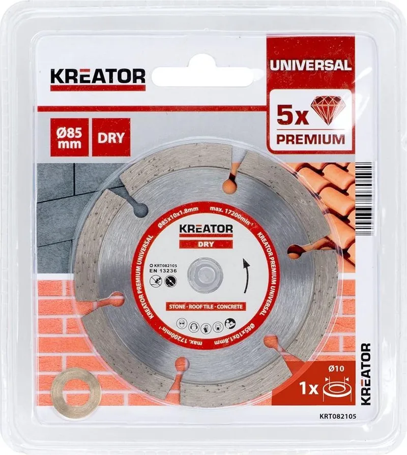 KRT082105 Diamantschijf Ø85 mm - Premium - Universeel van Kreator – productafbeelding