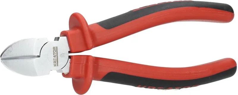 KRT603103 Zijsnijtang - 175mm by Kreator, Red, Black – product image