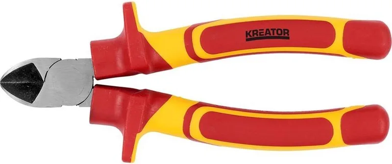 KRT620004 Zijsnijtang - 150mm by Kreator, Red, Black – product image