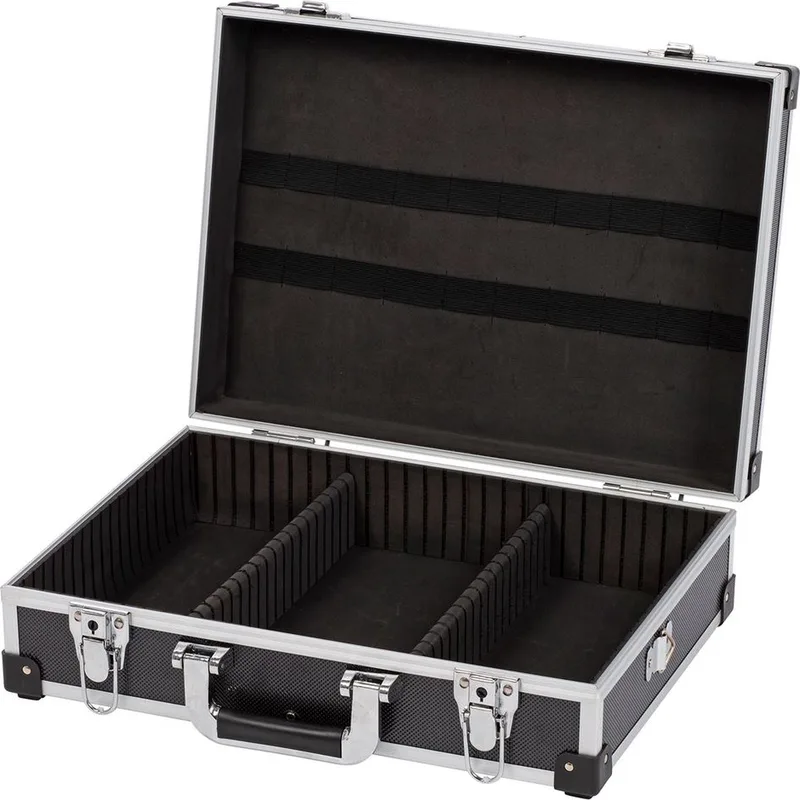 KRT640101B Gereedschapskoffer - 420 x 300 x 125 mm - (geleverd zonder gereedschap) de Kreator, Noir – image du produit 1 sur 4