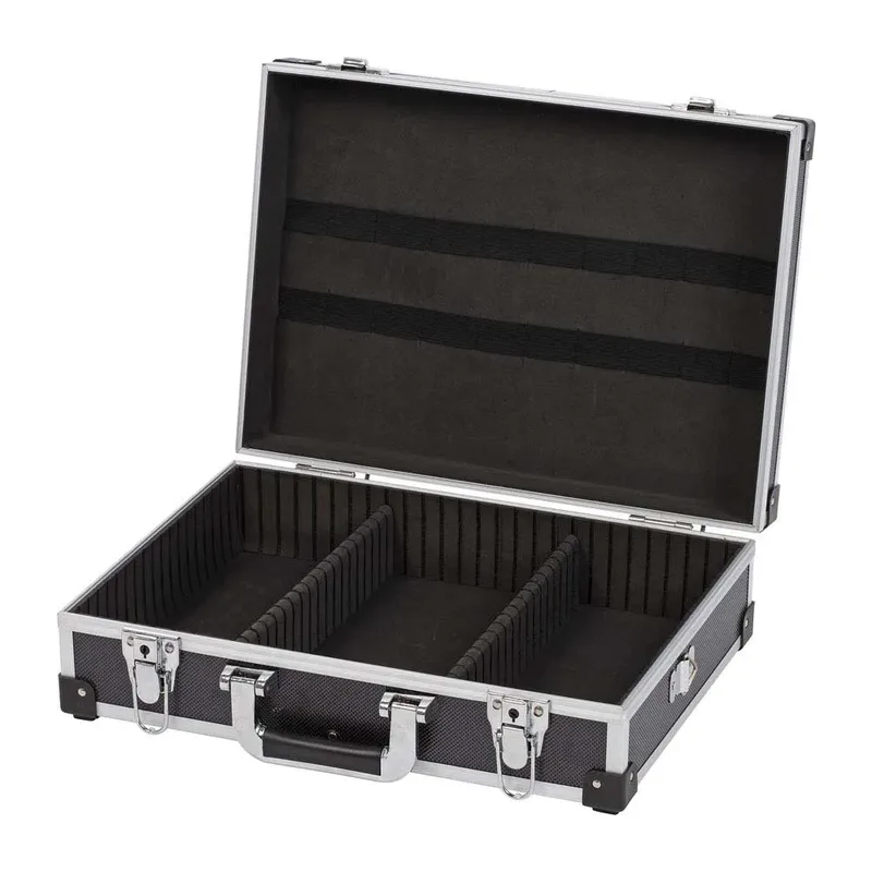 KRT640101B Gereedschapskoffer - 420 x 300 x 125 mm - (geleverd zonder gereedschap) de Kreator, Noir – image du produit 3 sur 4