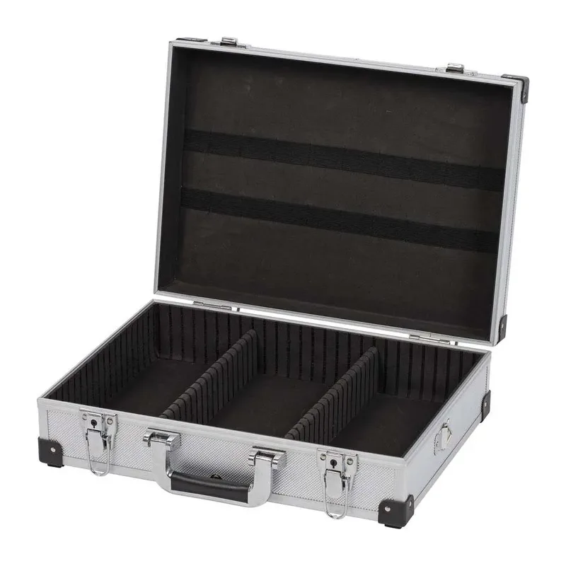 KRT640101S Gereedschapskoffer - 420 x 300 x 125 mm - (geleverd zonder gereedschap) de Kreator, Argent – image du produit 3 sur 4