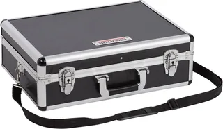 KRT640102B Gereedschapskoffer - 460 x 330 x 155 mm - (geleverd zonder gereedschap) van Kreator, Zwart – productafbeelding 1 van 5