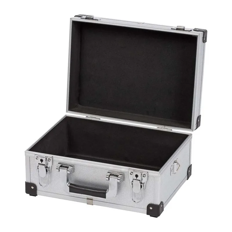KRT640106S Gereedschapskoffer - 320 x 230 x 160 mm - (geleverd zonder gereedschap) van Kreator, Zilver – productafbeelding 3 van 6