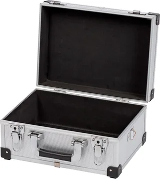 KRT640106S Gereedschapskoffer - 320 x 230 x 160 mm - (geleverd zonder gereedschap) van Kreator, Zilver – productafbeelding 1 van 6