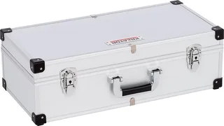 KRT640280S - Gereedschapskoffer - 560 x 265 x 173 mm - (geleverd zonder gereedschap) van Kreator, Zilver – productafbeelding 1 van 5