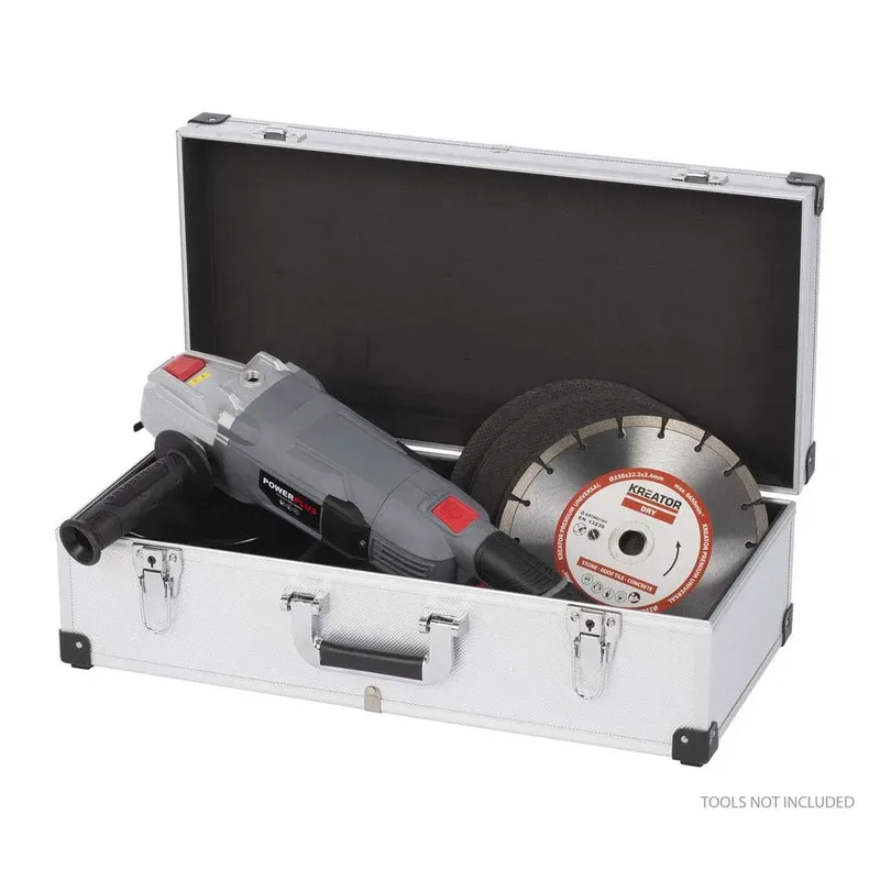 KRT640280S - Gereedschapskoffer - 560 x 265 x 173 mm - (geleverd zonder gereedschap) van Kreator, Zilver – productafbeelding 4 van 5
