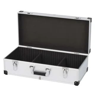 KRT640280S - Gereedschapskoffer - 560 x 265 x 173 mm - (geleverd zonder gereedschap) van Kreator, Zilver – productafbeelding 2 van 5