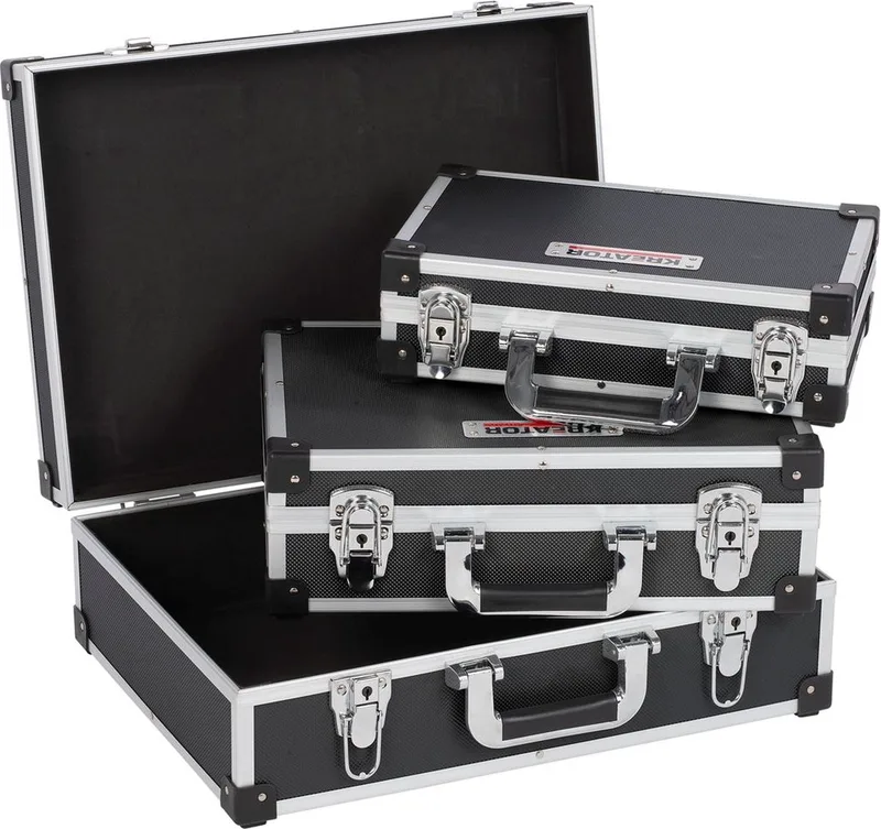KRT640401B Gereedschapskoffer - 3-in-1 von Kreator, Schwarz – Produktbild 1 von 6