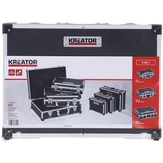 KRT640401B Gereedschapskoffer - 3-in-1 von Kreator, Schwarz – Produktbild 6 von 6
