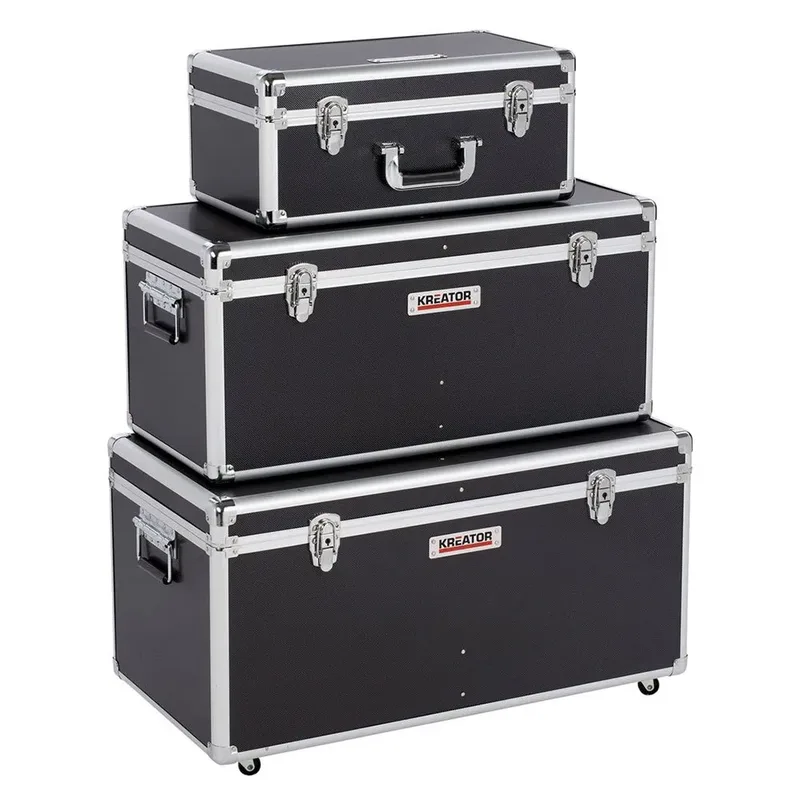 KRT640501B Gereedschapskoffer - 3 in 1 - (geleverd zonder gereedschap) van Kreator, Zwart – productafbeelding 3 van 4